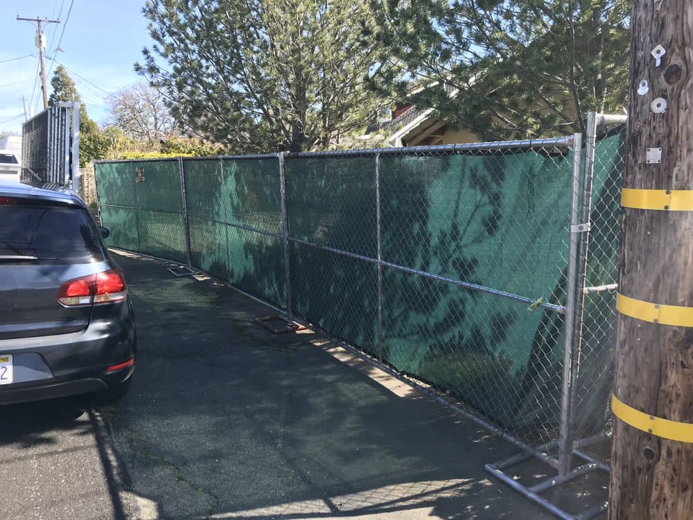 Quick Guard Fence Rental completed installation